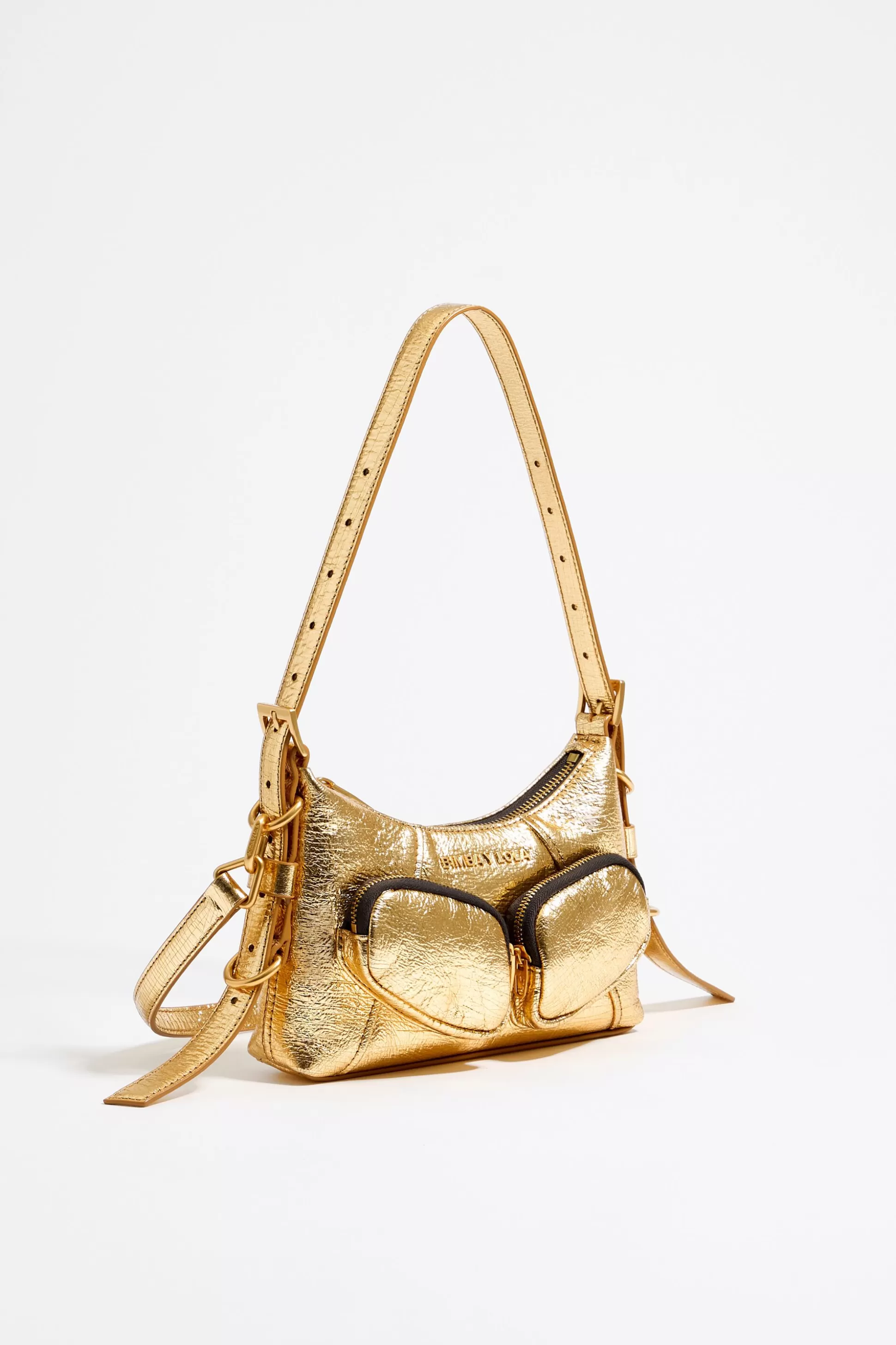 XS leather Pocket slouch bag | Bimba Y Lola Hot