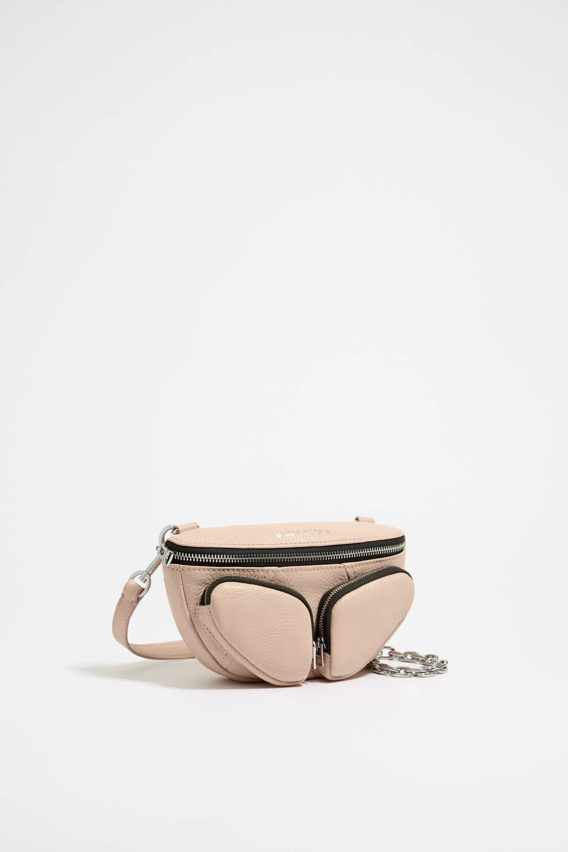 XS pink leather Pocket bumbag | Bimba Y Lola Flash Sale