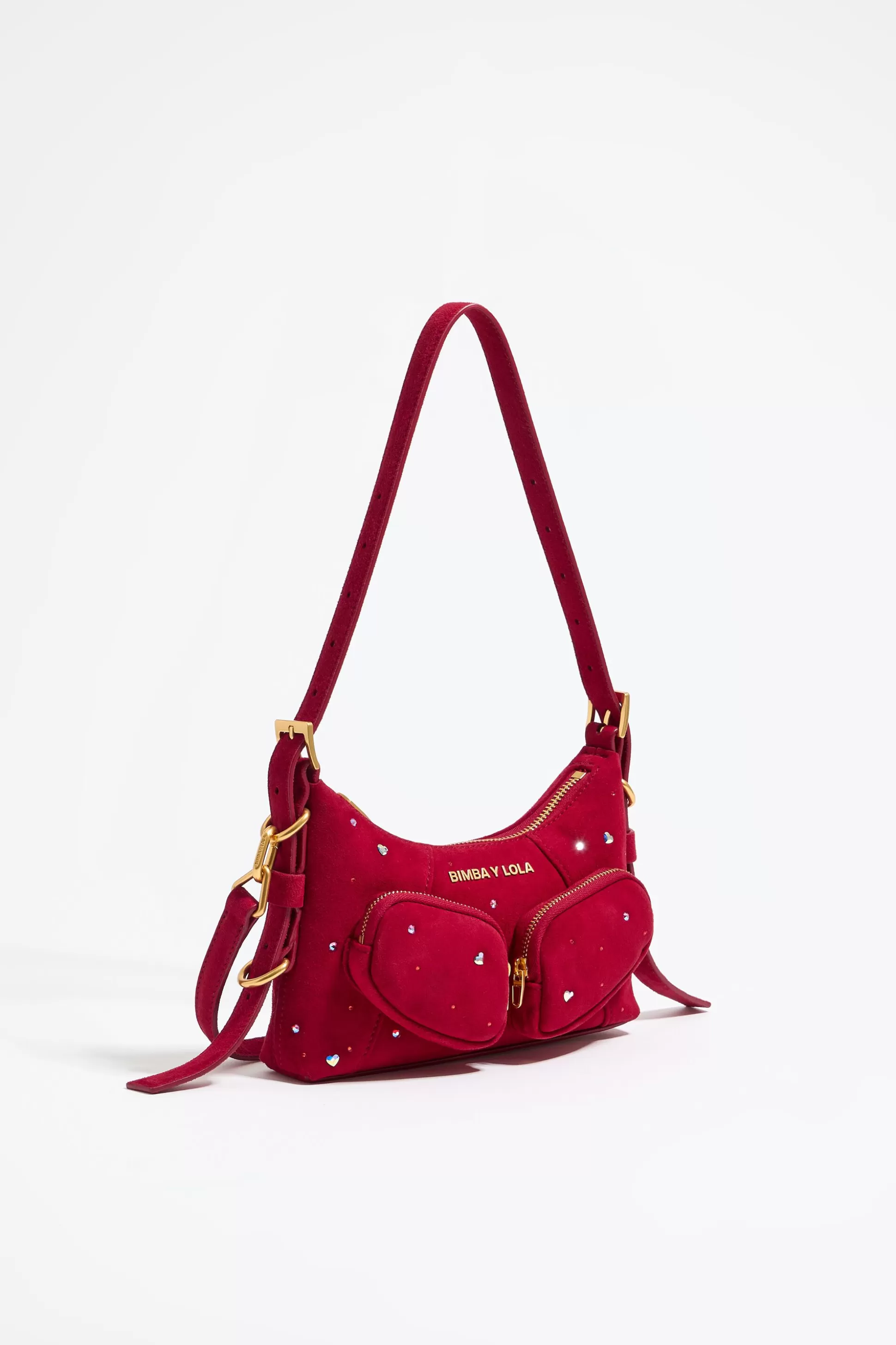 XS leather Pocket slouch bag | Bimba Y Lola Online