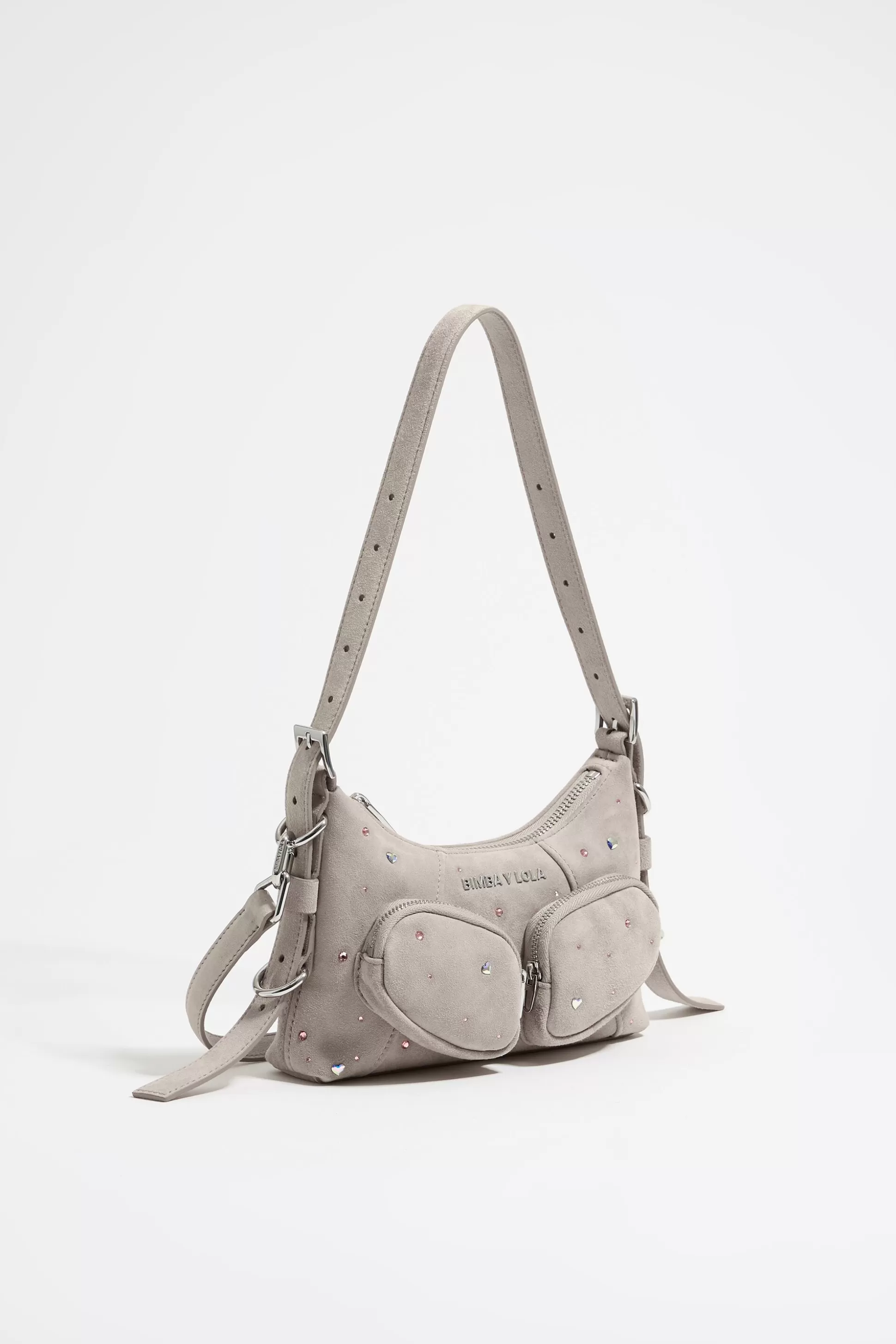 XS leather Pocket slouch bag | Bimba Y Lola Hot