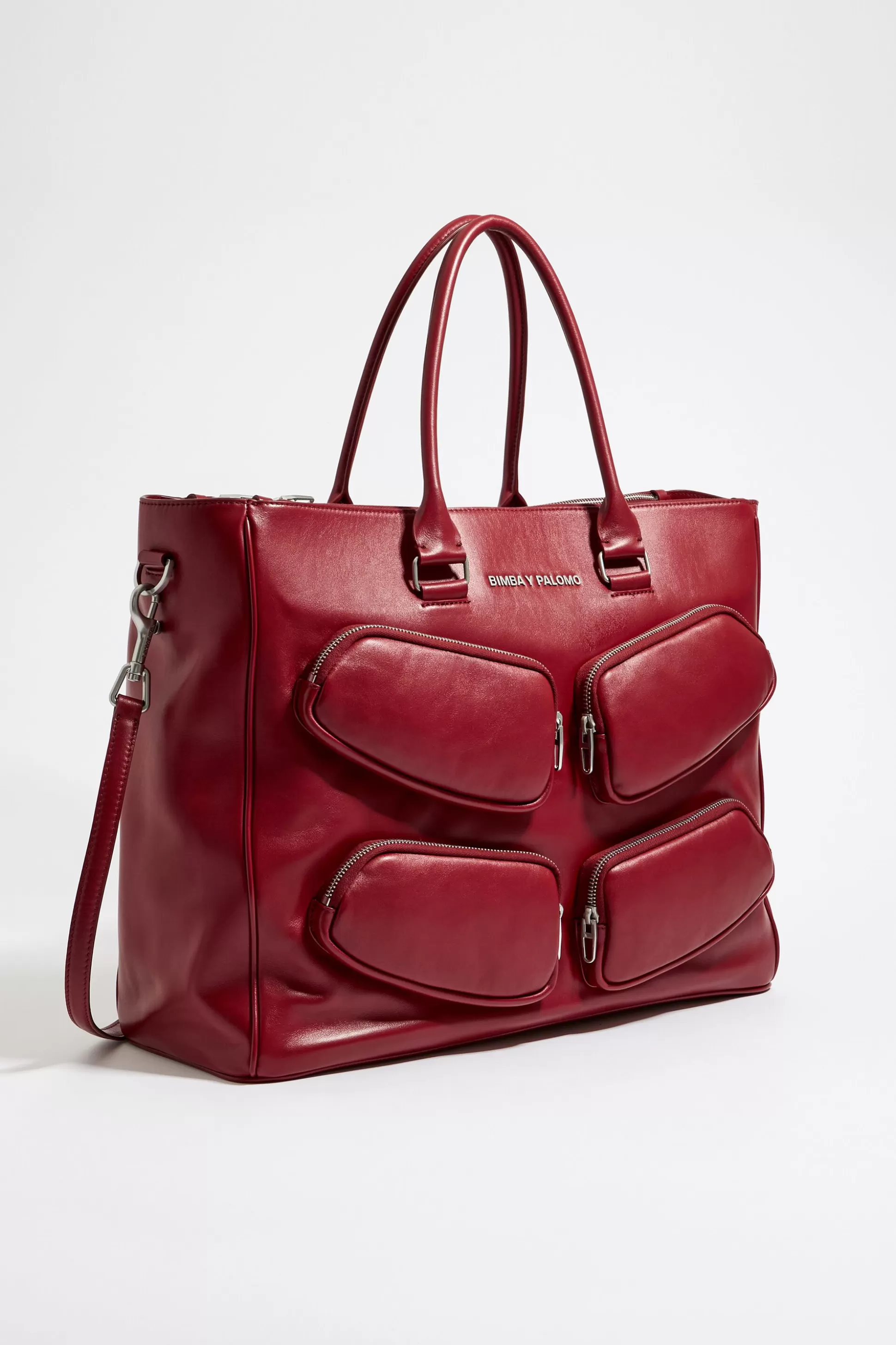 XXL leather Pocket tote bag | Bimba Y Lola Best