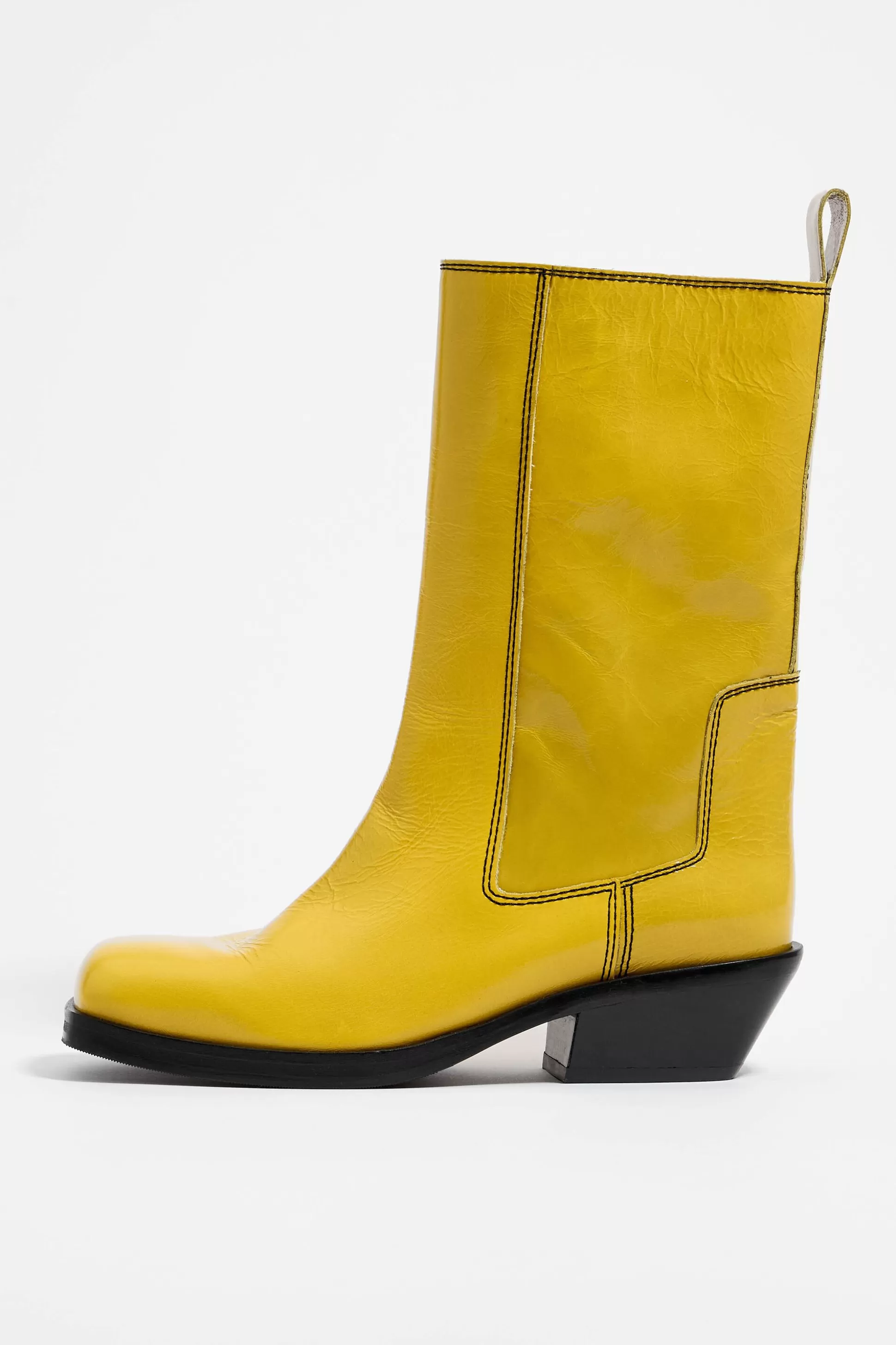 leather gaucho boot | Bimba Y Lola Discount